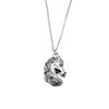 Horseshoe Charm Necklace  Animal Pendant For Horse Lovers Cowboy Western Jewelry 43cm Chain