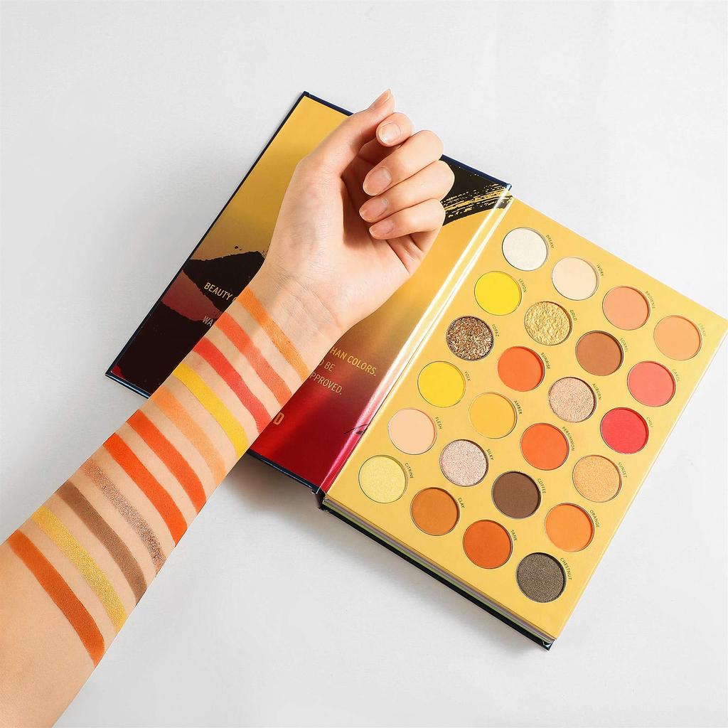 eyeshadow pearly matte and powder 72-color palette, high-gloss eyeshadow, waterproof, sweat-proof, long-lasting, pigmented, smudge-resistant