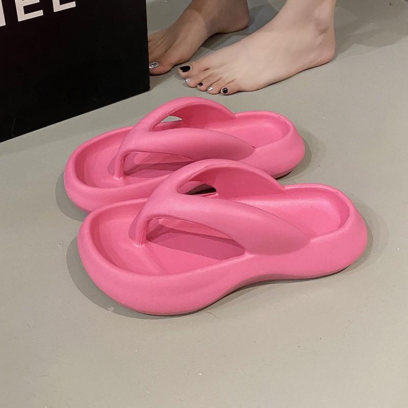 Summer Thicksoled Flip-flops for Women for Outdoor Wear in Summer 2025 New EVA Antislip Deodorizing Heightincreasing Beach Shoes