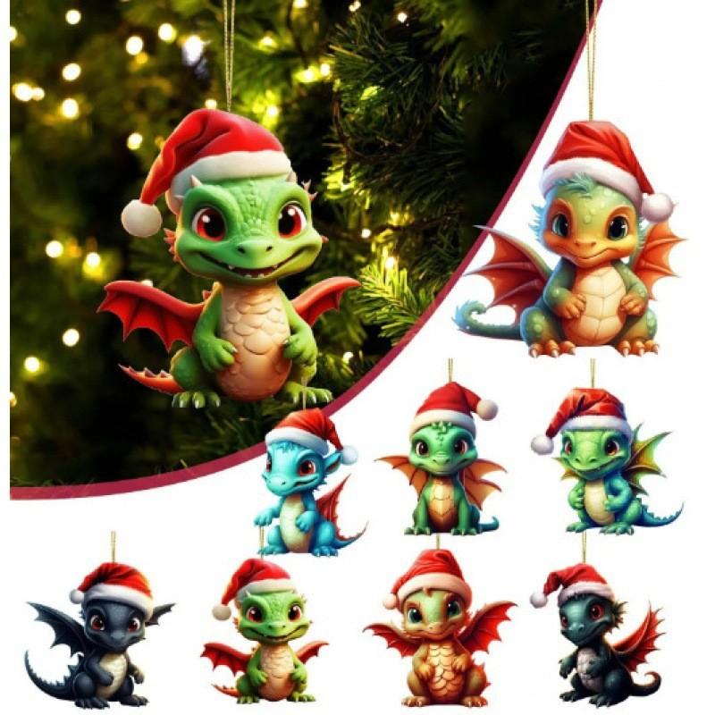 

And Fun Playful Acrylic Dinosaur Ornaments For Car Interior Christmas Decor Collection StyleI