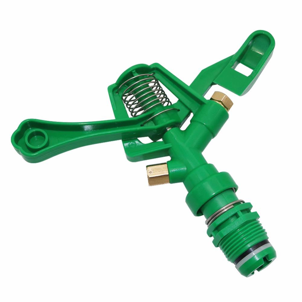 3/4" Garden Water Sprinkler with Male Thread Rotate Rocker Arm Spray Nozzle Agriculture Tools Watering 1 Pc