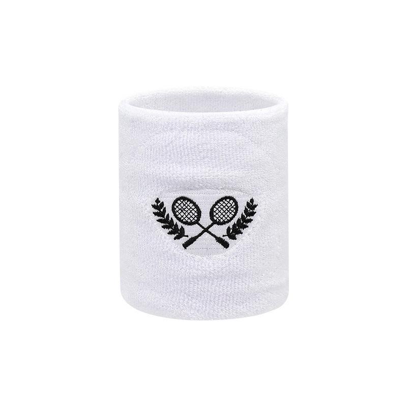 

Custom Embroidery Quick-Dry Sports Wristbands: Sweat-Absorbent Cotton for Badminton, Running & Basketball One Size