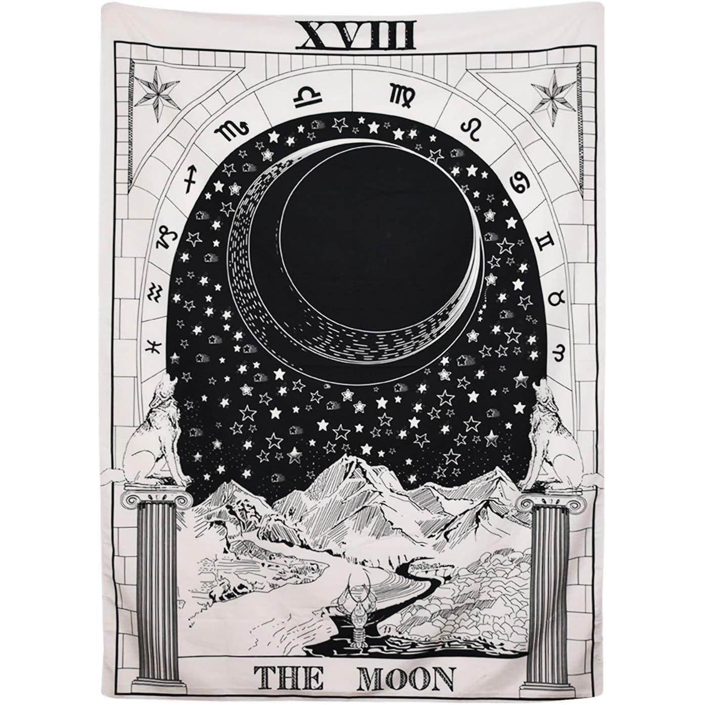 Tapestry popular tarot moon 75x100