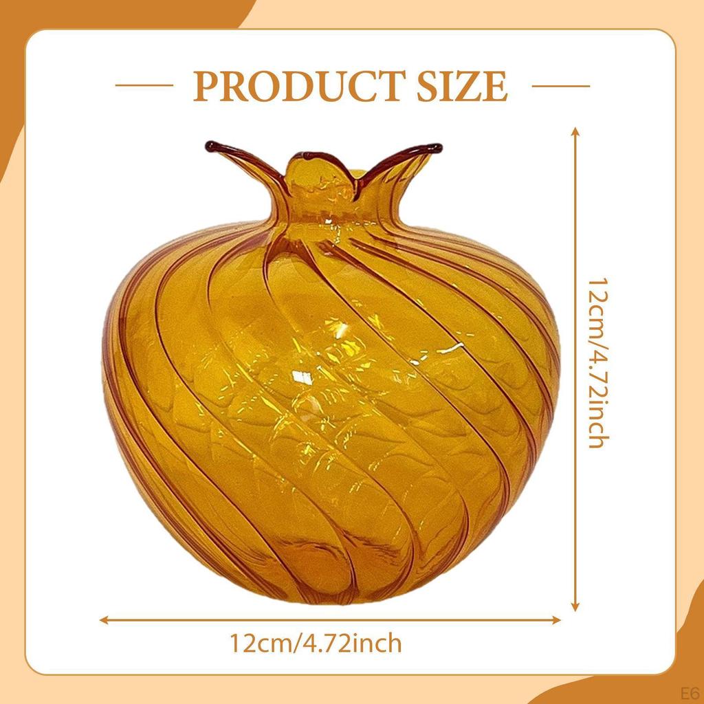 Decorative Glass Flower Vase for Plants, Ideal Parties