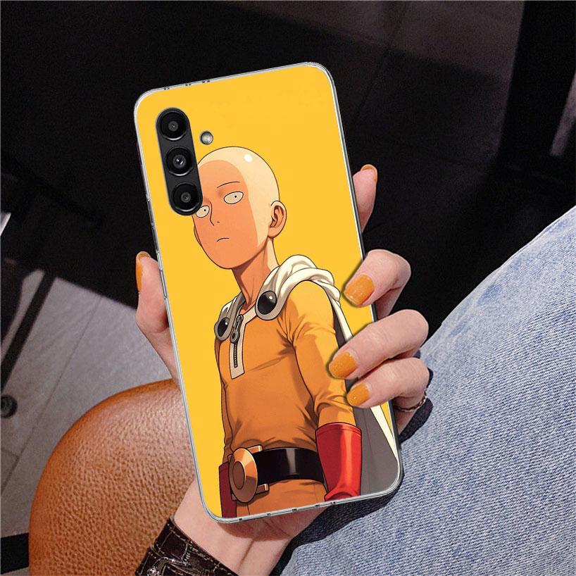 One P-Punch-Man Saitama King Phone Case For Samsung Galaxy A17 A16 A15 A14 A13 A57 A56 A55 A54 A53 A37 A36 A35 A34 A33 A26 A25 A