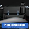 Pack-1 Car Gap Center Storage Box, Leather Car Seat Gap Filler Storage, Universal Car Seat Organizer, Car Accessories for Phones, Glasses, Keys,