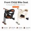 Armrest Child Bicycle Seat Front-Mounted Front Child Seat for MTB Child Safety Seat  Cycling