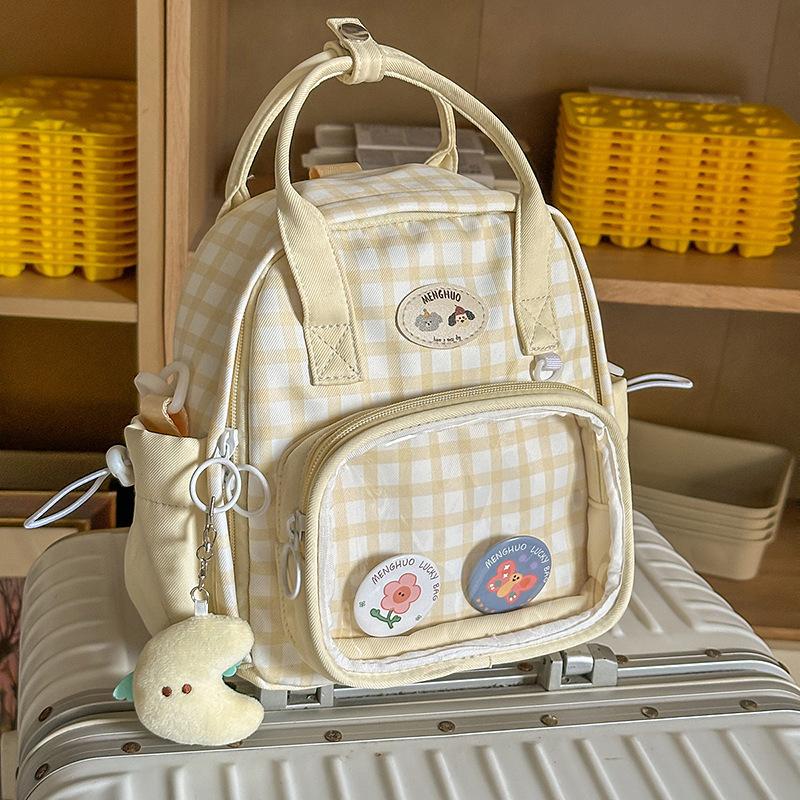 2025 new high-value Japanese pain bag ins wind backpack women's small backpack travel multi-functional shoulder bag women