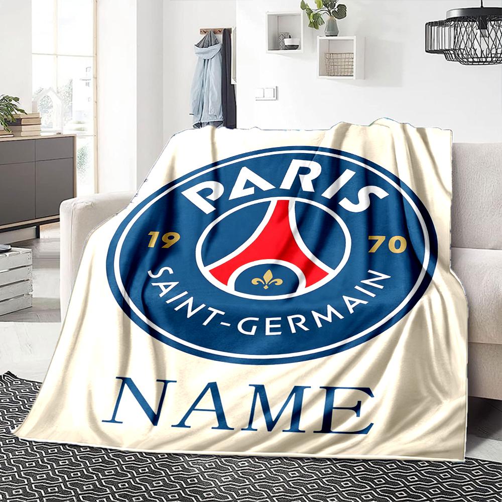 Custom Name Bayern Munich Crest blanket for Couch & Bed, Plush Cozy Fuzzy Blanket Super Soft & Warm Blankets for Fall and Winter. 0908228
