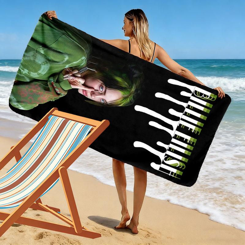 BE Beach Towel, Large Soft Quick Dry Towel for Beach Camping Swimming