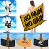 "No Pain No Gain" Motivational Bath Towel - Soft Absorbent, Perfect for Fitness Enthusiasts, Adds Inspiration To Your Beach Days
