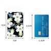 Sweet Floral Card Protective Sleeve Neck Strap Lanyard Card Holder Cute Card Case  ID/Bus/Bank Card