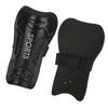 Ein Paar Kinder Fußball Schienbeinschoner Trainingsbeinschützer Sicherheitsschutz Verstellbarer Riemen (Schwarz)