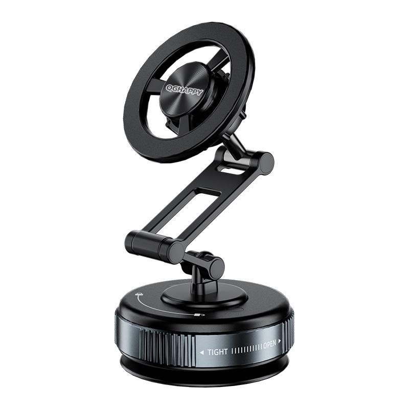 360° Rotating Magnetic Car Phone Mount with Folding Suction Cup