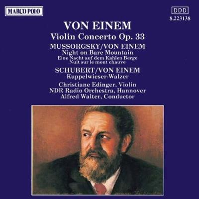 CD VON EINEM, EDINGER, NORTH GERMAN RS - Einem: Violinkonzert Op.33  8223138 Deutschland Klassisch Gebraucht