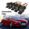 5pcs Automotive Relay Car Relay Wiring Socket Auto Parts Accessories Low Power Consumption Replacement Parts