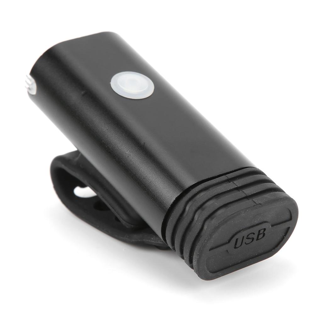 Bike Headlight USB Rechargeable Portable High Brightness Waterproof Warning Light for Night Riding