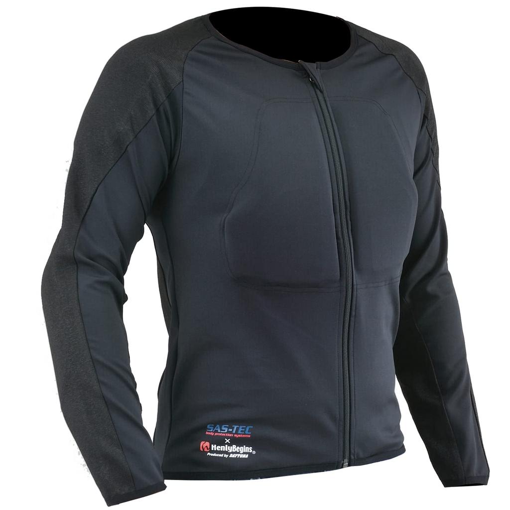 Daytona Motorcycle Protector Inner Wear CE Standard JMCA Recommended Instant Hardening Cut Resistant Fabric Black XL Size 24008 SAS-TEC (HPPE)/Stretch