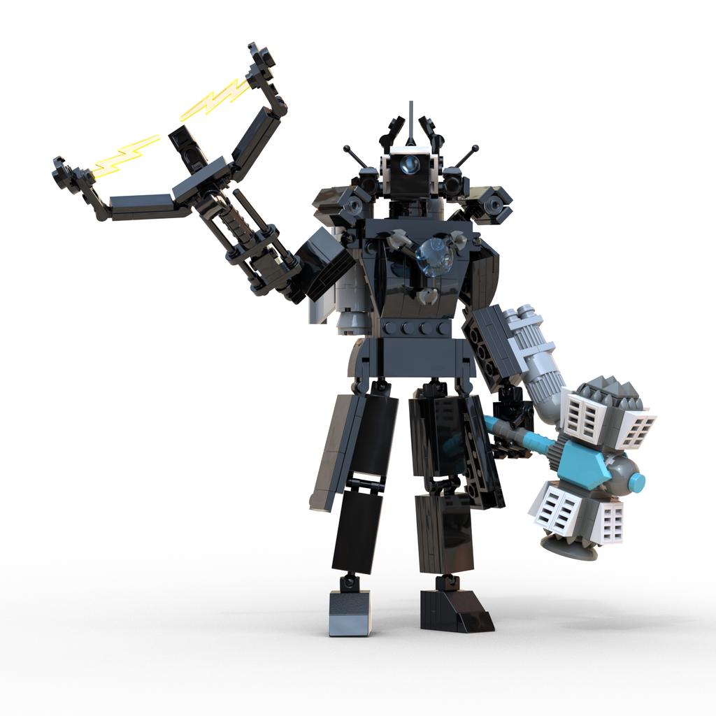 New Skibidis Toileted Giant Titan TVman Upgrade Speakerman Building Blocks Figure Model Toys for Ideas Birthday Gifts