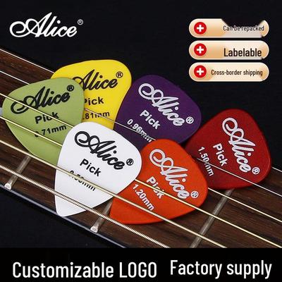 Alice Rutschfeste ABS Gitarrenplektren für Folk-, Bass-, Akustik- und E-Gitarren