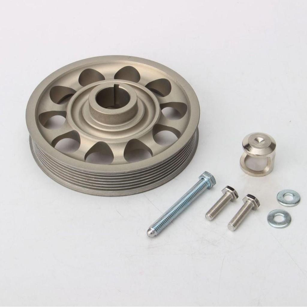 Lightweight High-Strength Aluminum Crankshaft Pulley for Honda Civic/Accord