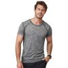 Stedman Mens Heather Reflective Detail Slim Sports T-Shirt
