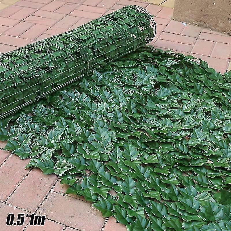 Fake Leaf Foliage Privacy Fence Screen Panel Hedge Artificial