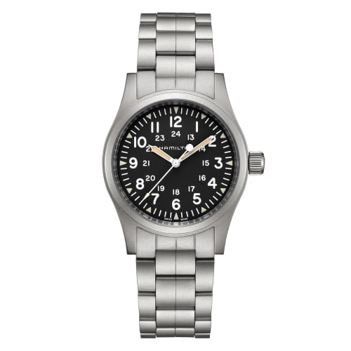 Hamilton Khaki Field Mechanical Watch, Hand-Wound, Unisex, H69439131, Officially Guaranteed [Imported]