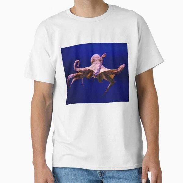 Blue Ocean Sea Monster Octopus Classic Tshirt Made In Usaaus Tshirt S2xl S