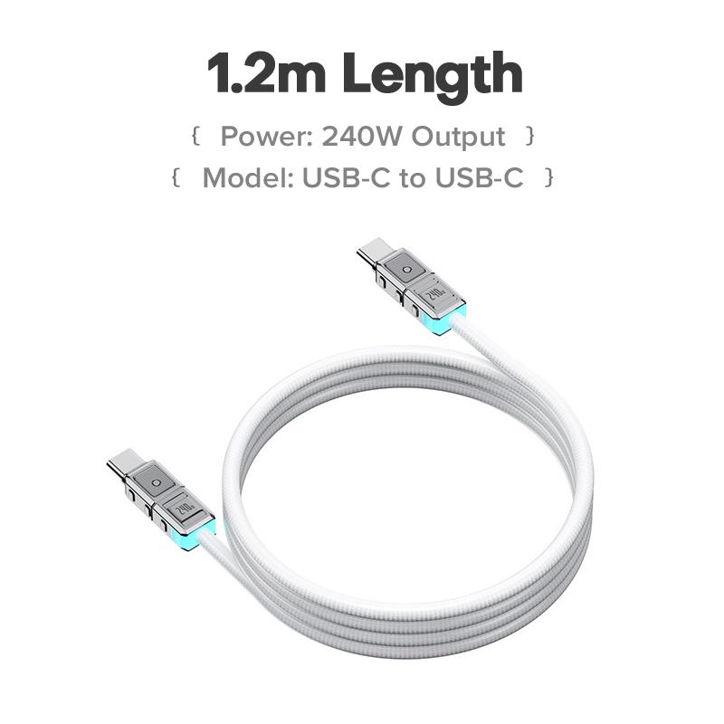 QOOVI PD 240W USB C auf USB Typ C Kabel Für Macbook Laptop Ladegerät Schnellladung Für iPhone 16 Xiaomi Samsung Ladekabel