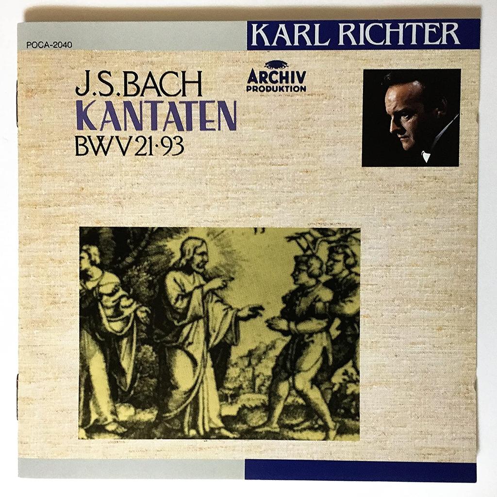 CD BACH JOHANN SEBASTIAN  Kantaten Bwv2193 POCA2040 Japan ObiClassical Used