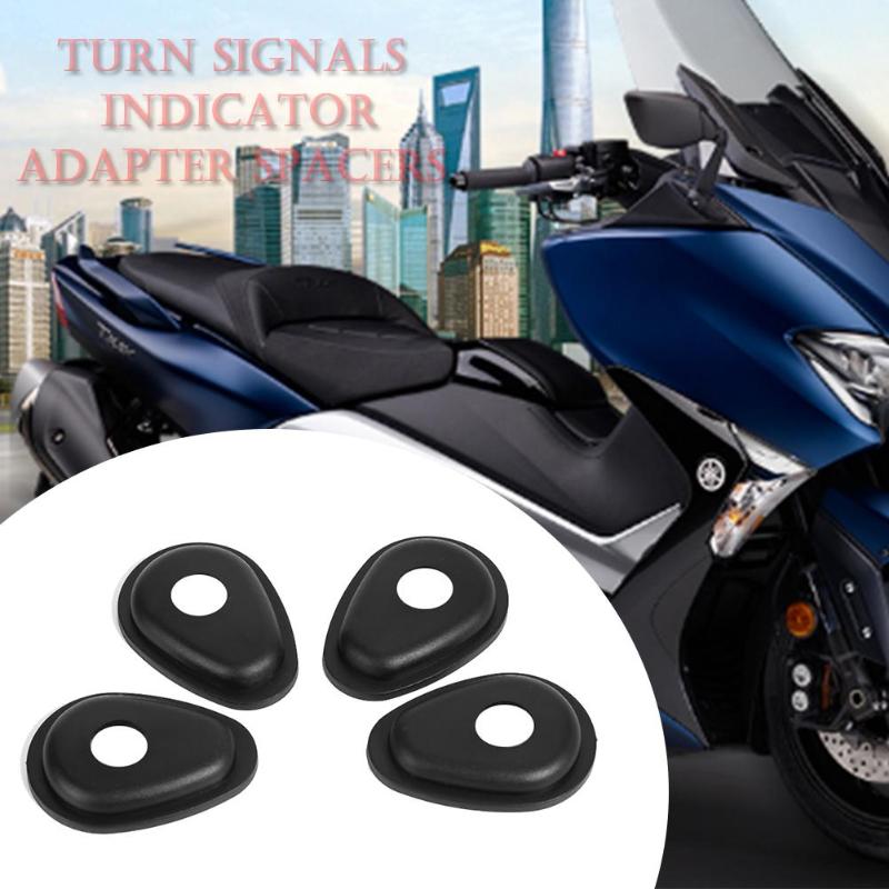 4pcs Motorcycle Front/Rear Turn Signals Indicator Adapter Spacers for YAMAHA FZ1 FZ6 FZ8 FZ16 XJ6 XSR 700/900 MT-09 Tracer