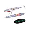 10G 20G 30G 40G 60G  Long Metal Jig Fishing Lure Slow Cast Jigging Spoon Sea Bass Lure Artificial Bait Tackle Random 3/5 Pieces