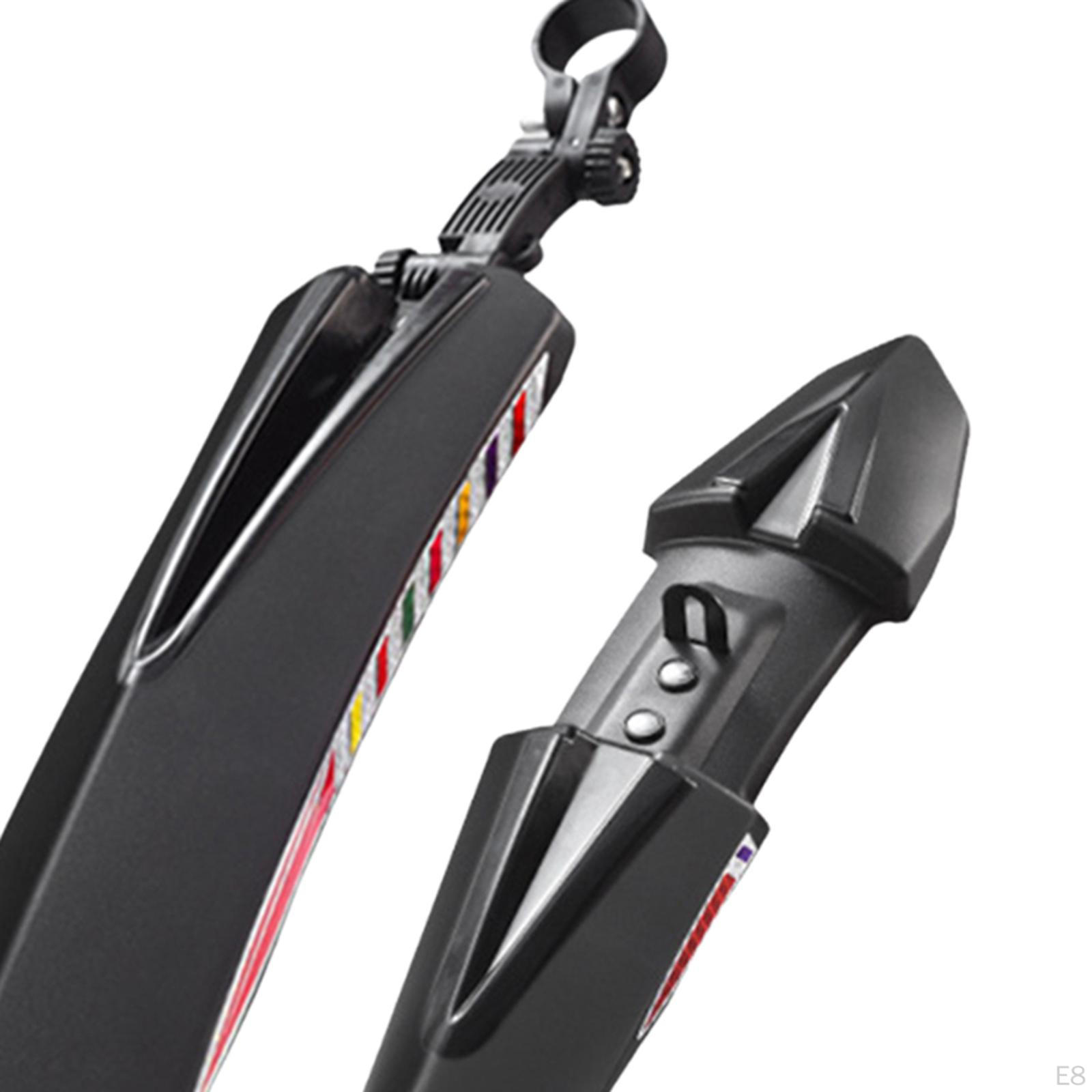 Переднее и заднее велосипедное крыло. Велосипедные крылья. Регулируемая защита от дождя — фото 11