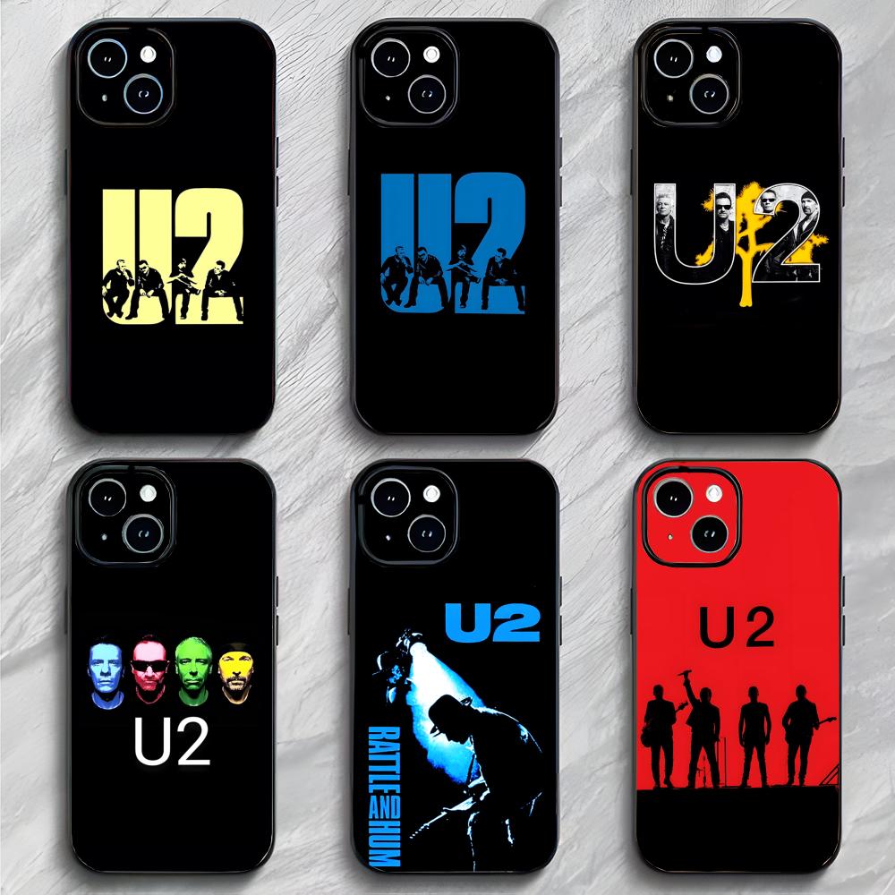 Classic Rock Band U-U2 Phone Case Phone Case Soft Packaging Lightweight For iPhone17 16 15 14 13ProMax