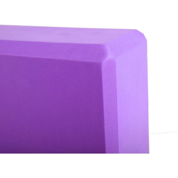 EXERZ Briques Yoga-Blocs De Yoga Haute Densité 2PK - Briques De Mousse De Fitness Confortables, Antidérapantes - Violet