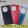 Replacement Ori For Vivo iQOO 12 / 12 Pro 5G Battery Back Cover Rear Glass  Panel Shell Case Housing Lens Frame + Adhesive