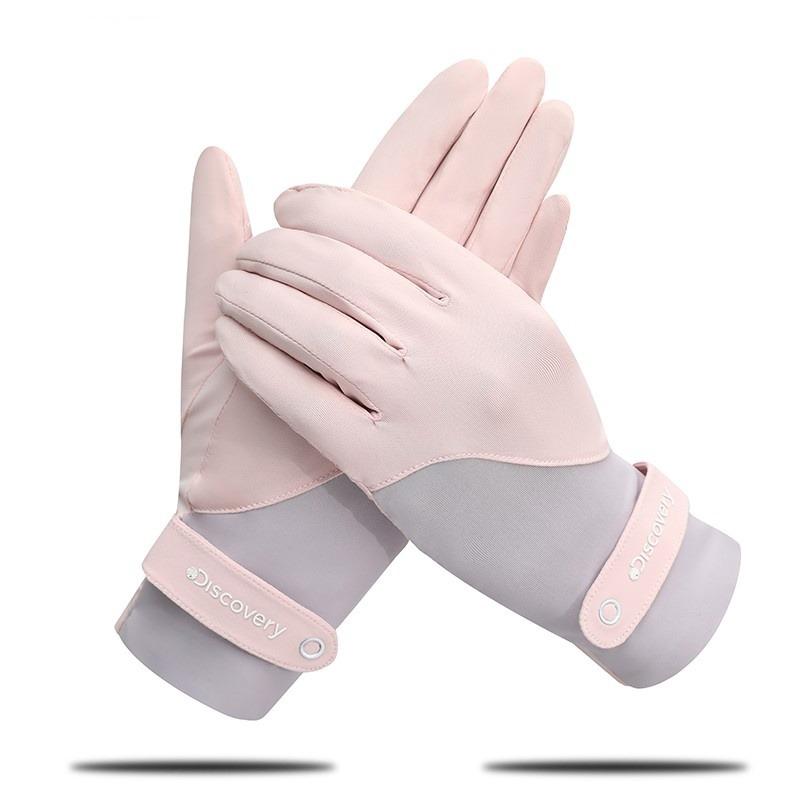 Ladies' anti-UV sunscreen lotion refers to cycling and driving gloves, breathable style