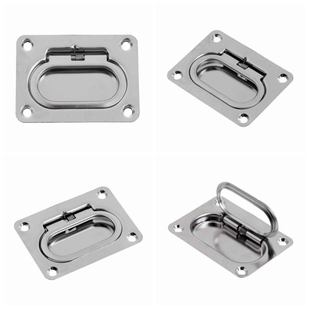Stainless Steel Recessed Fasteners Marine Grade Lockable Hold Down Clamp  Deck Hatches