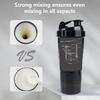 Protein Shaker Flasche Auslaufsichere Flasche für Proteinmischungen 3-lagiger Drehverschluss Shakerbecher Sport Shaker Flasche für Proteinpulver