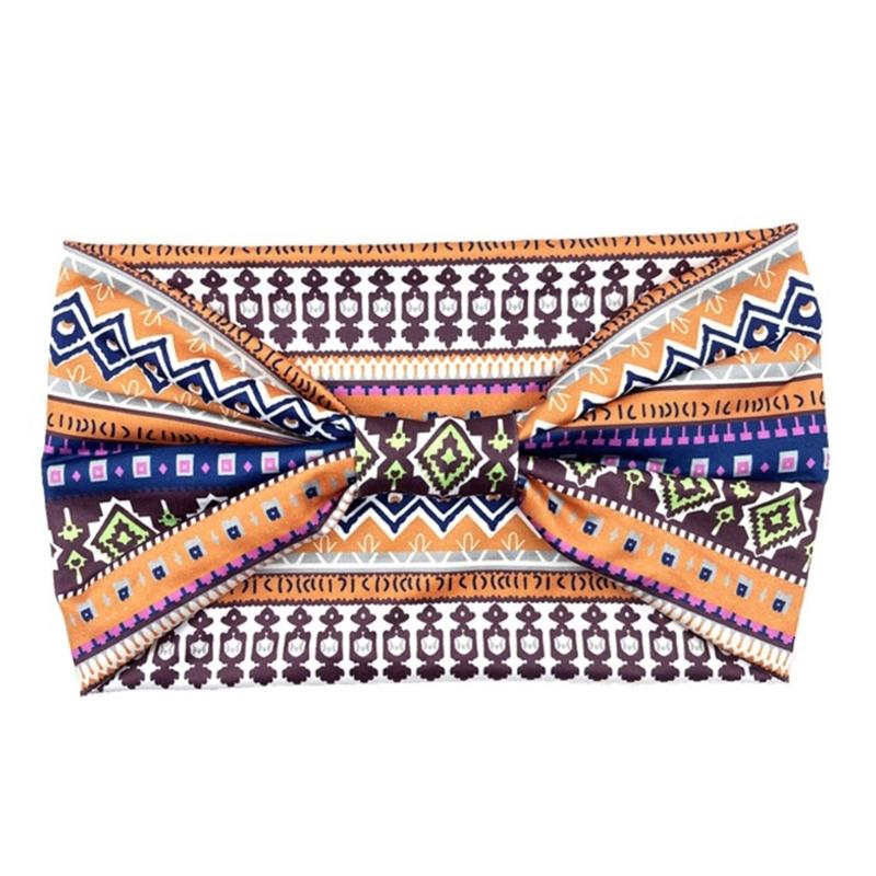 Atmungsaktives Stirnband für Damen Sport Haarband Böhmischer Stil Stirnband Weiblich Elastisches Kopfband Sportliches Kopfzubehör