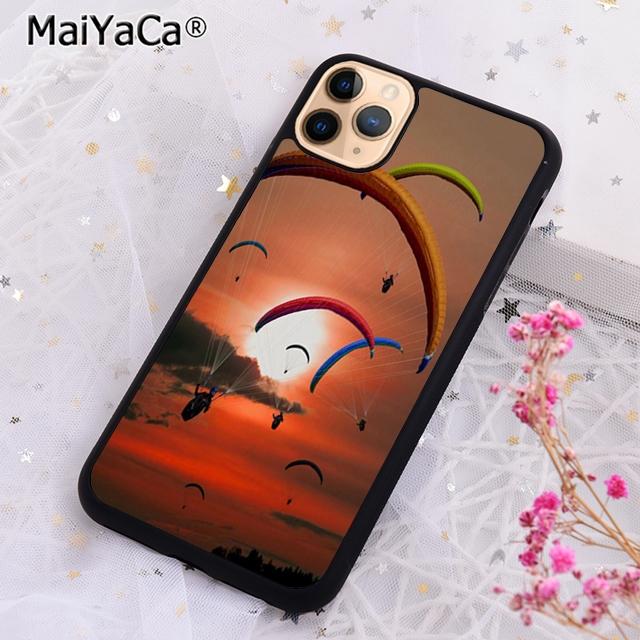 MaiYaCa Paragliding Paraglider Phone Case For iPhone 17 Air 16 pro max 15 14 plus 12 13 Shell Cover coque