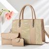 New Striped Color-block Personalized Simple Versatile Mother-and-child Bag, Single-shoulder Handheld, High-quality Large-capacity Bag