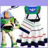 Adorable Toy Story 4 Buzz Lightyear Girl Dress For Halloween Party Or Playtime