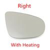 Side Mirror Glass For Volkswagen Golf 6 MK6 GTI R20 Touran 2011-2015 With Heating Rearview Mirror Lens Automotive Accessories