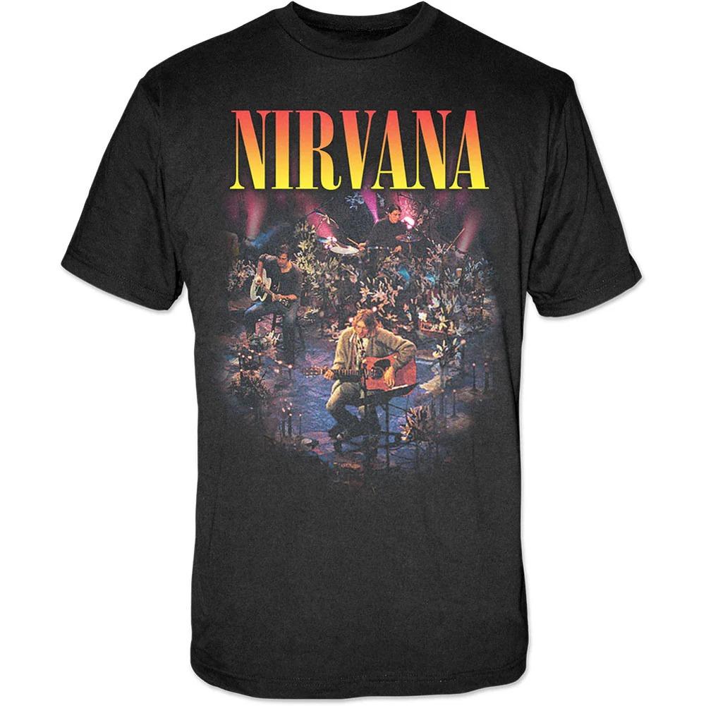 Nirvana Unplugged Photo Slim Fit T-shirt High-end Luxury Is for Both Men and Women Top Y2k 2026 Summer S