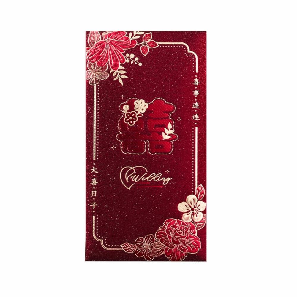 Chinese Horse Year New Year Red Envelope Hard Paper Thickened Chinese Money Envelopes 6Pcs Mixed Hot Gold Lucky Red Bag Children