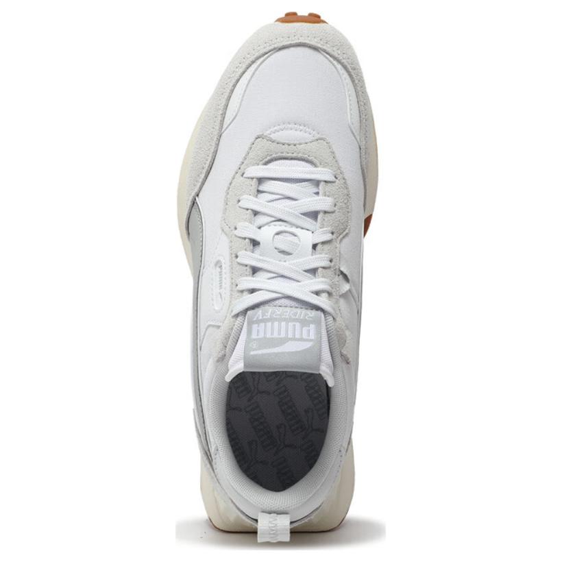 PUMA Unisex Rider FV Low Top Lifestyle Casual Shoes White Gray 391925-07