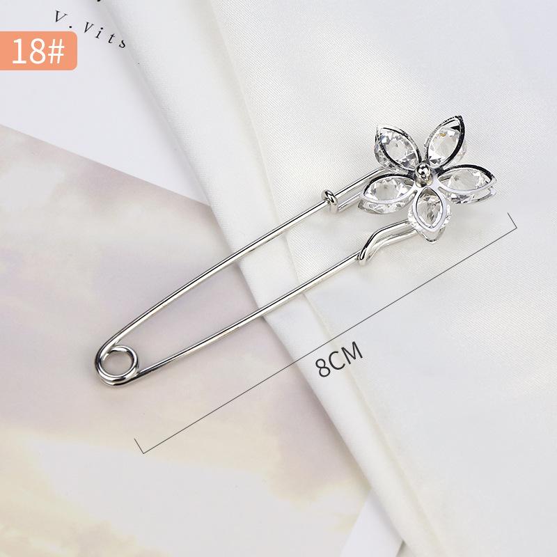 Pearl Anti-Exposure Brooch: Women's Waist-Cinching Pin & Clothing Decoration