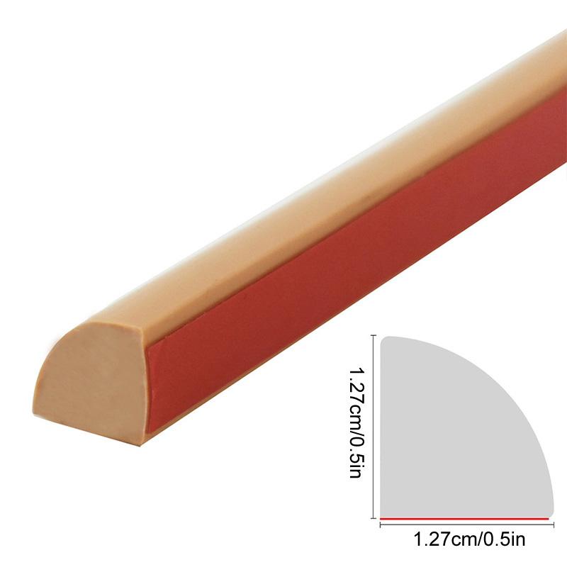 1m Scalloped Corner Line Kitchen Wall Sticker Home Decorative Water Stopper Strip Inside Corner Molding